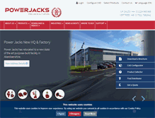 Tablet Screenshot of powerjacks.com